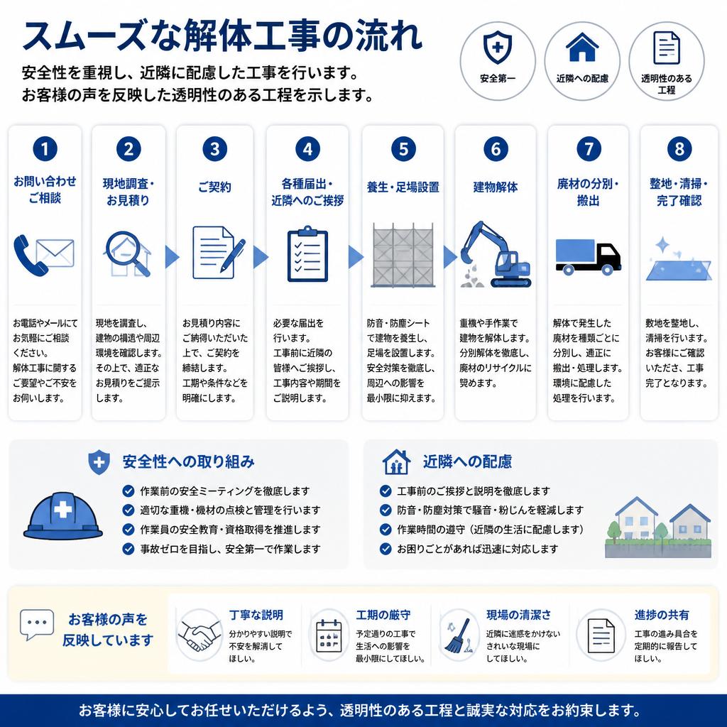 2. 解体工事のプロセス