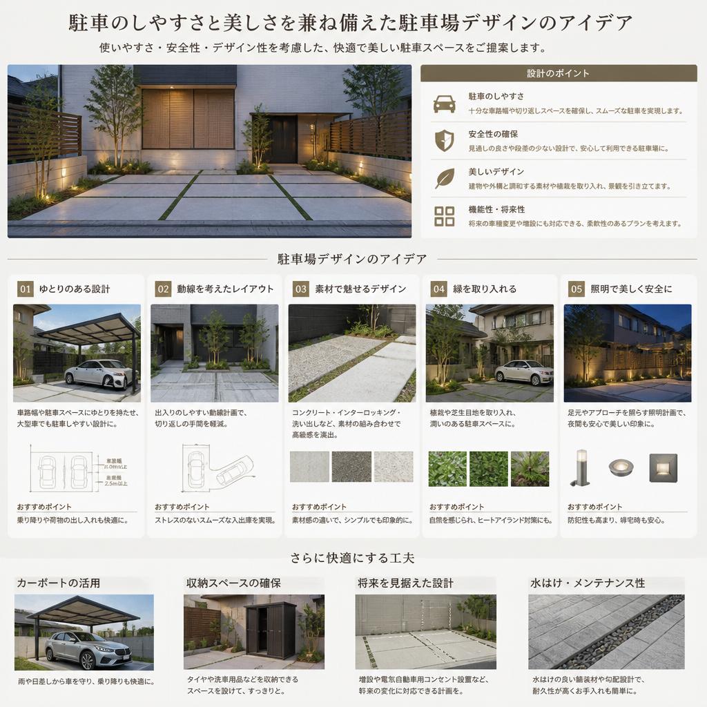 3. 駐車場設計のポイント