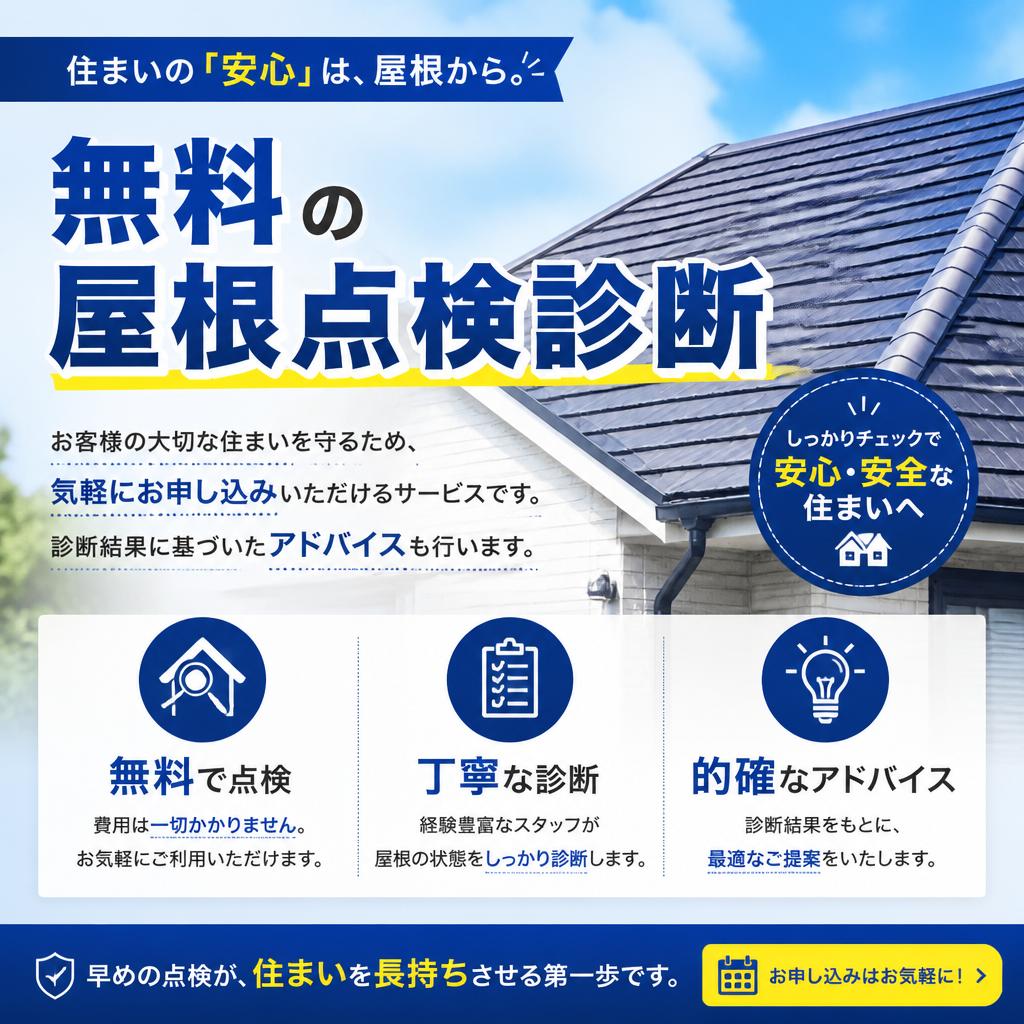 無料診断で安心を提供！