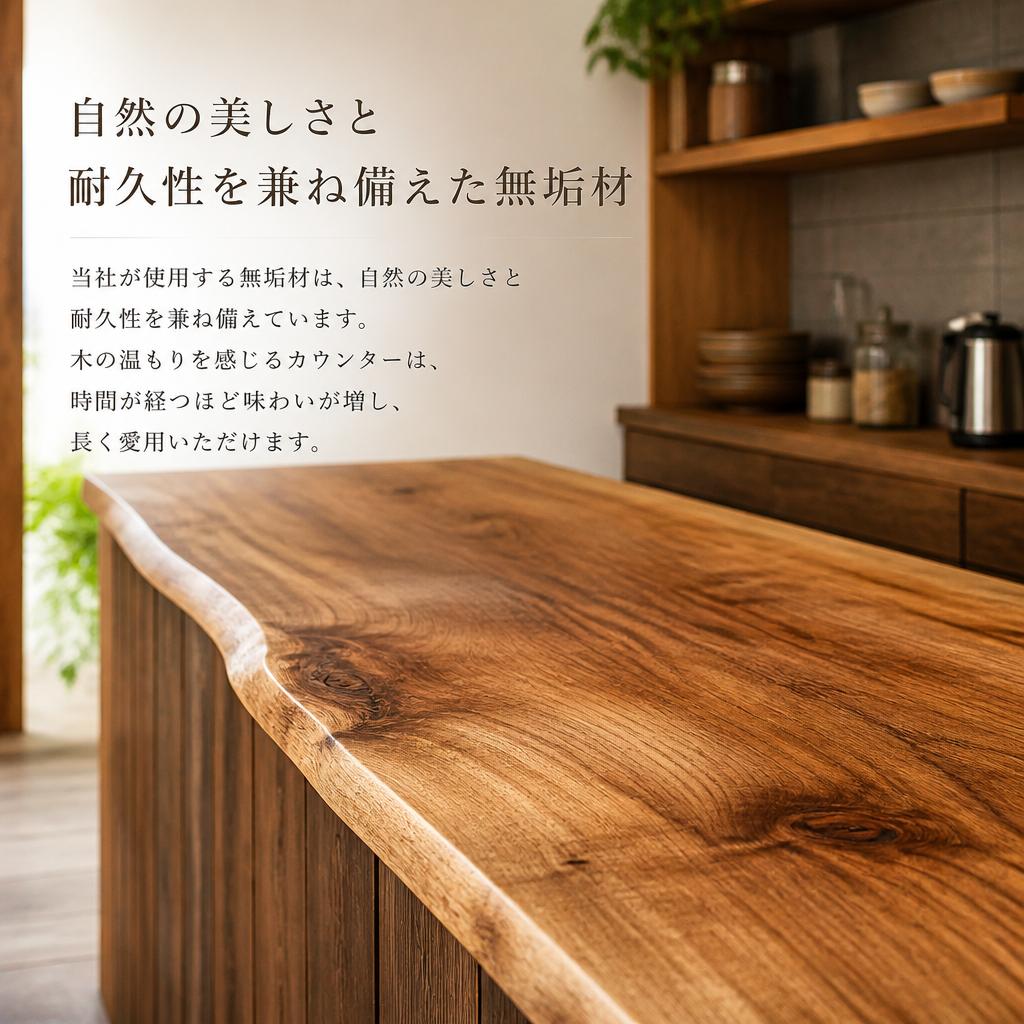 無垢材のこだわり