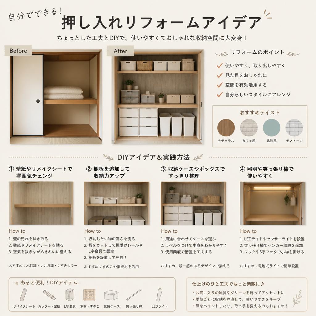 DIYで快適空間を！