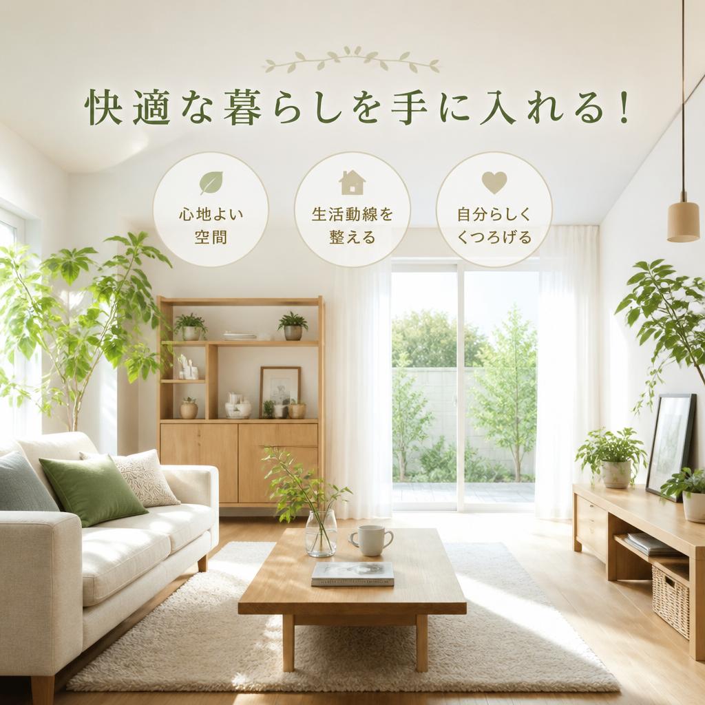 快適な暮らしを手に入れる！