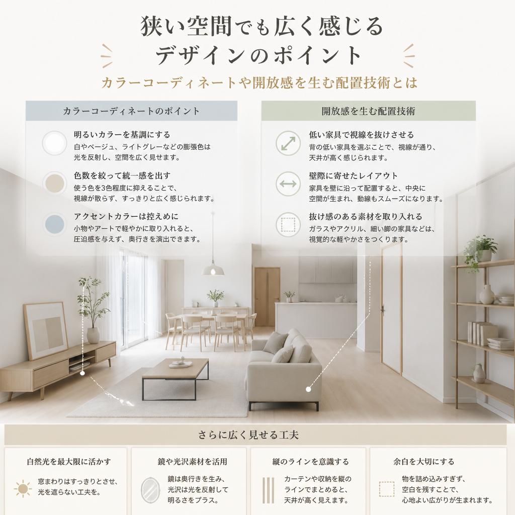 3. スペースを感じさせないデザイン
