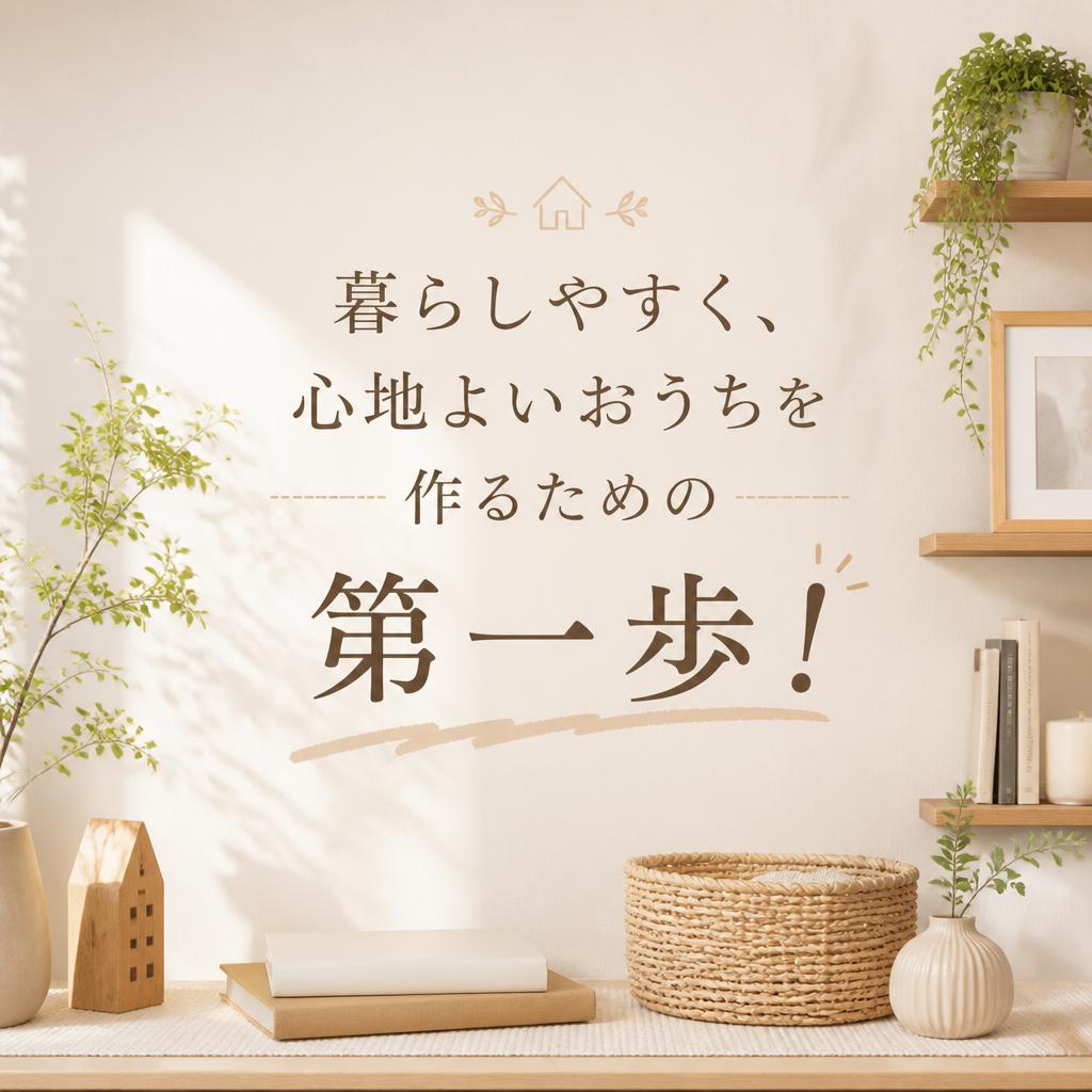 暮らしやすく、心地よいおうちを作るための第一歩！
