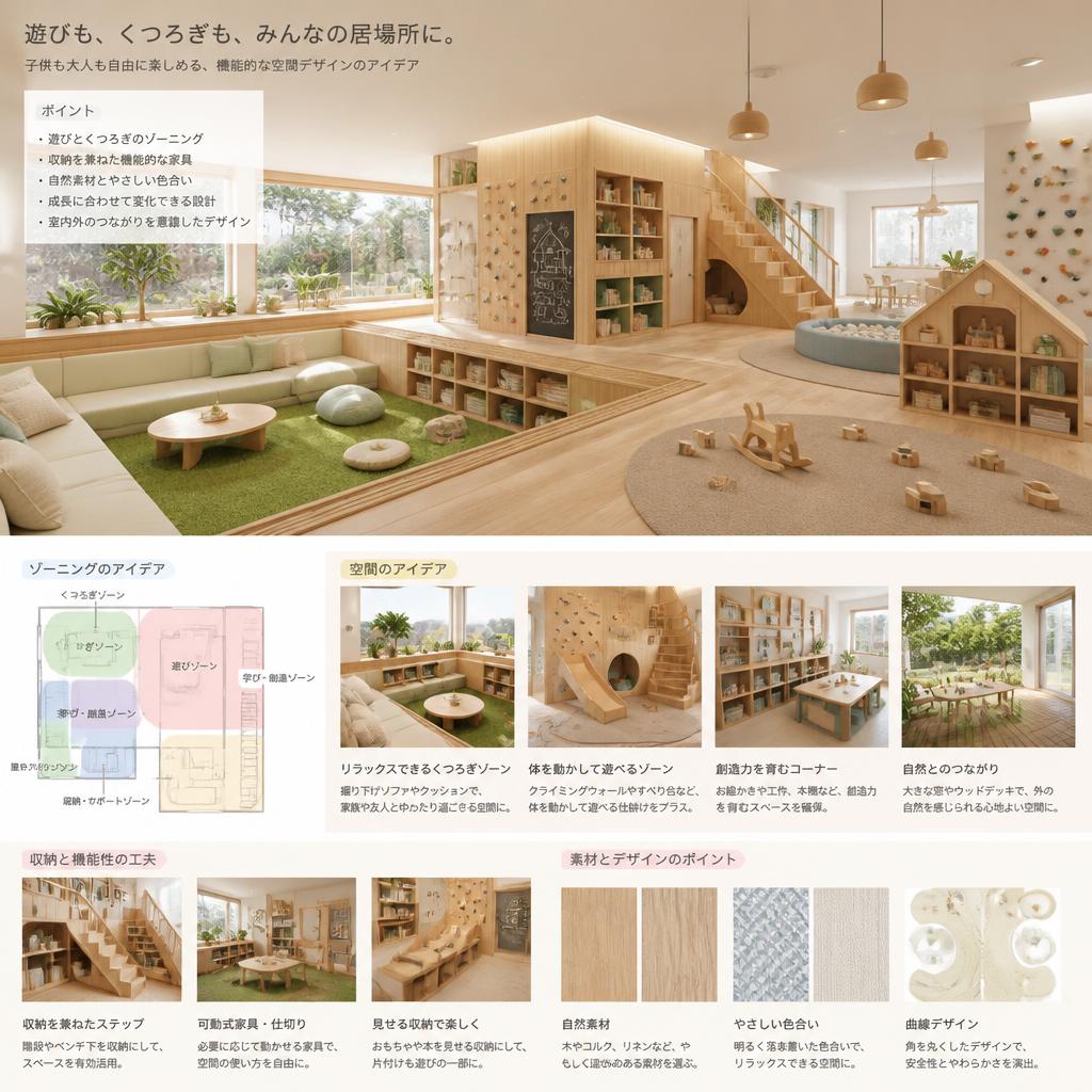 遊び心をくすぐる空間デザイン