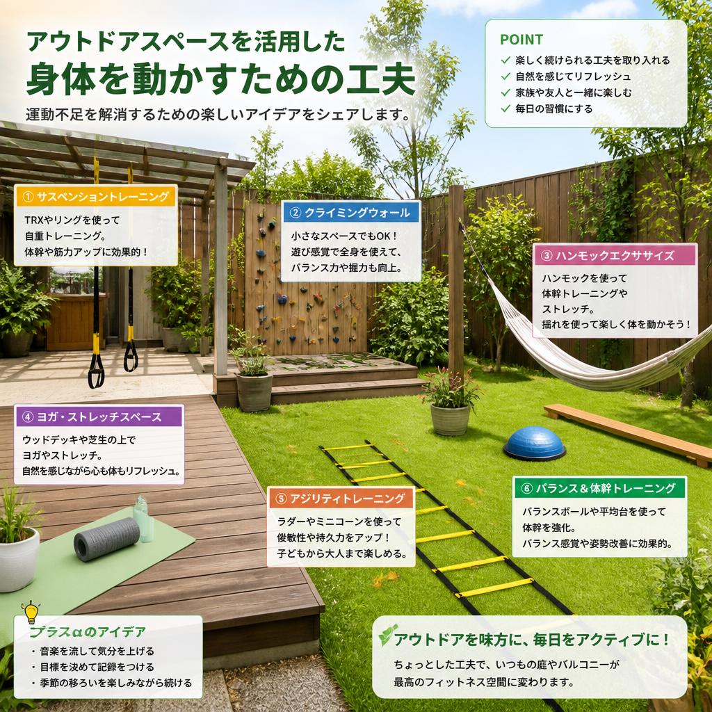 身体を動かすアクティブライフスタイル