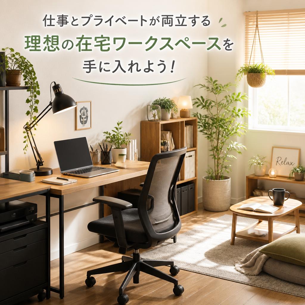 仕事とプライベートが両立する理想の在宅ワークスペースを手に入れよう！