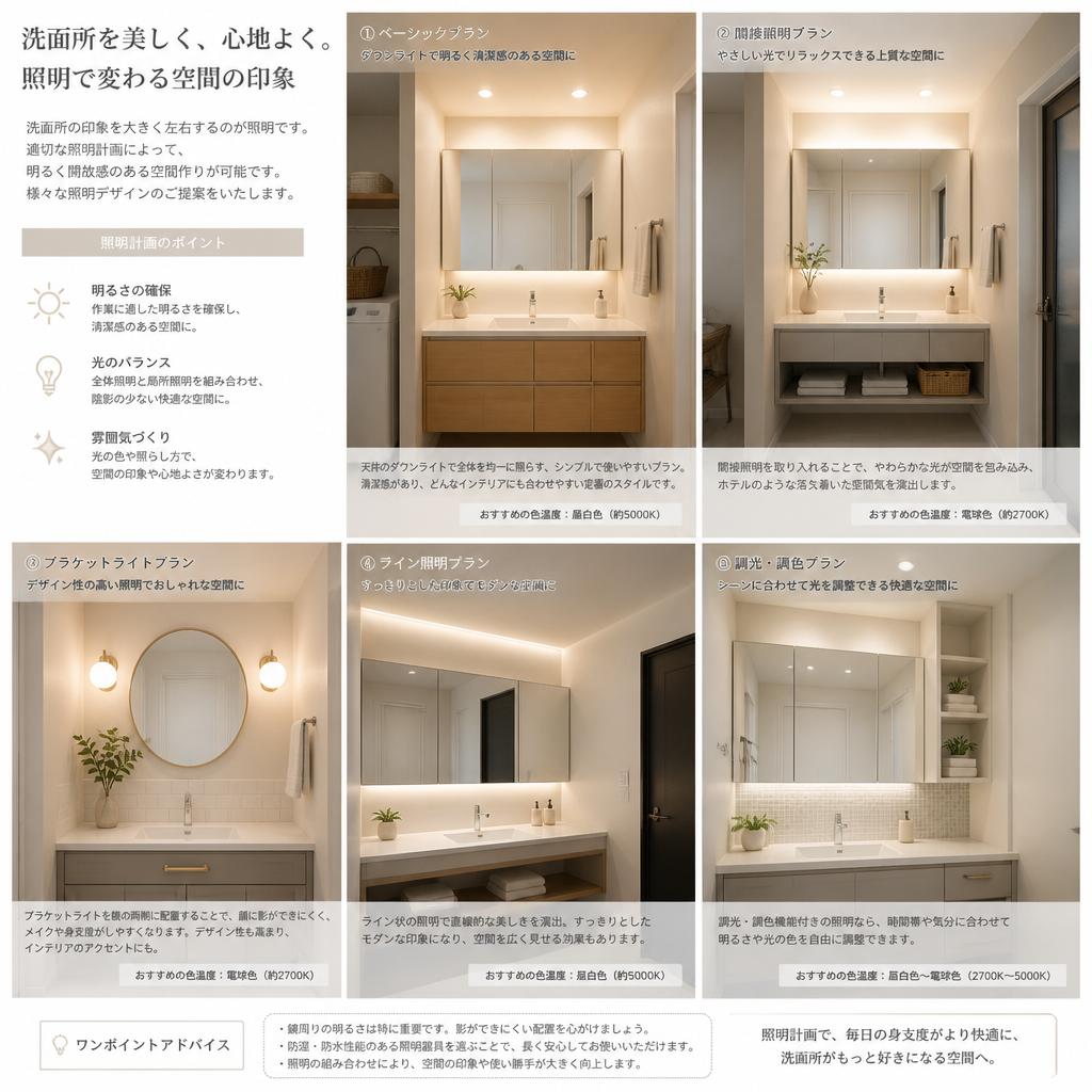 理想の照明で空間を演出