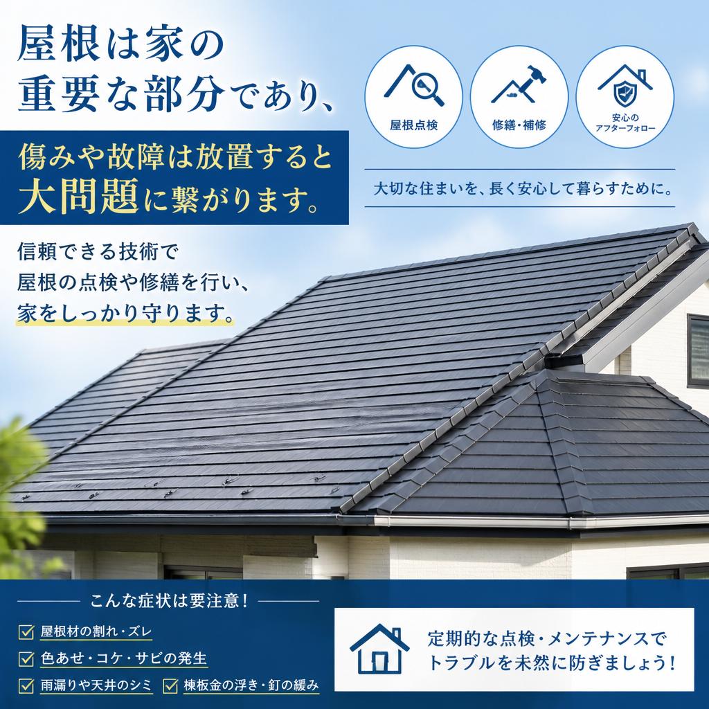 屋根のリフォームで家を守る