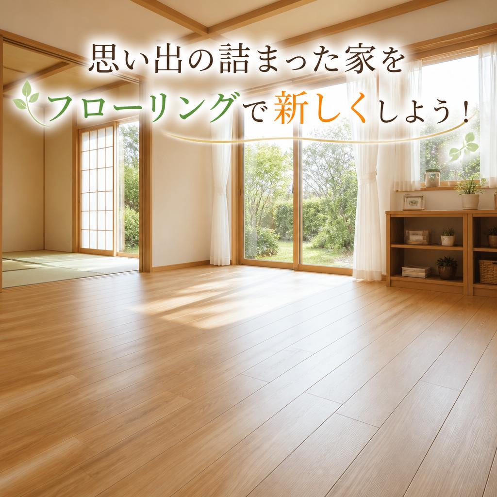 思い出の詰まった家をフローリングで新しくしよう！