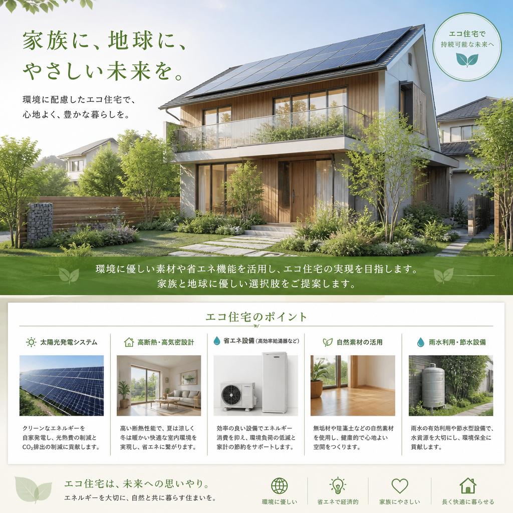 エコ住宅への取り組み