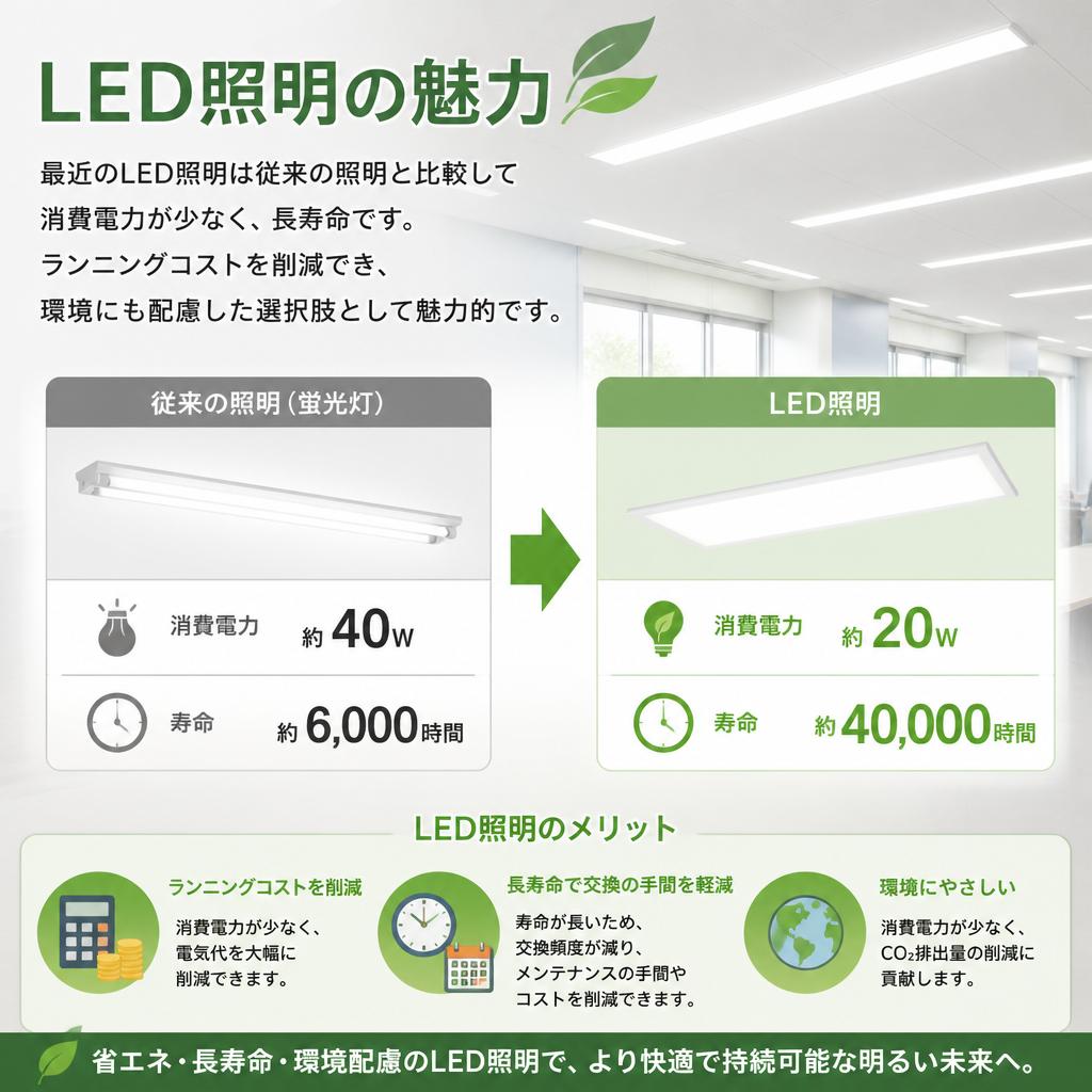 省エネ照明の魅力