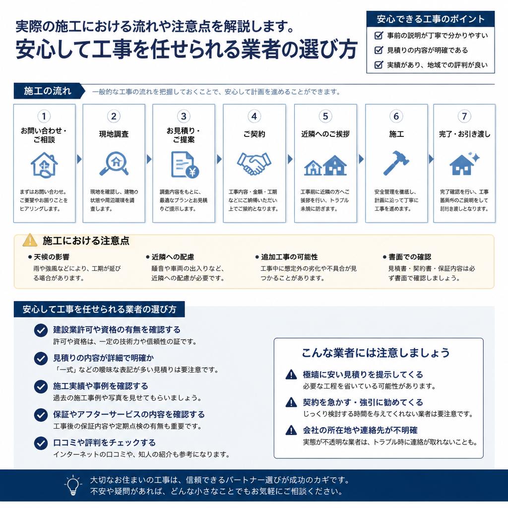 4. 施工の流れとポイント