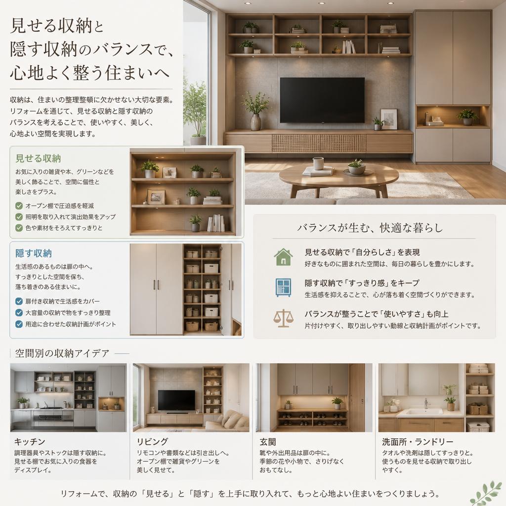スマートな収納の工夫