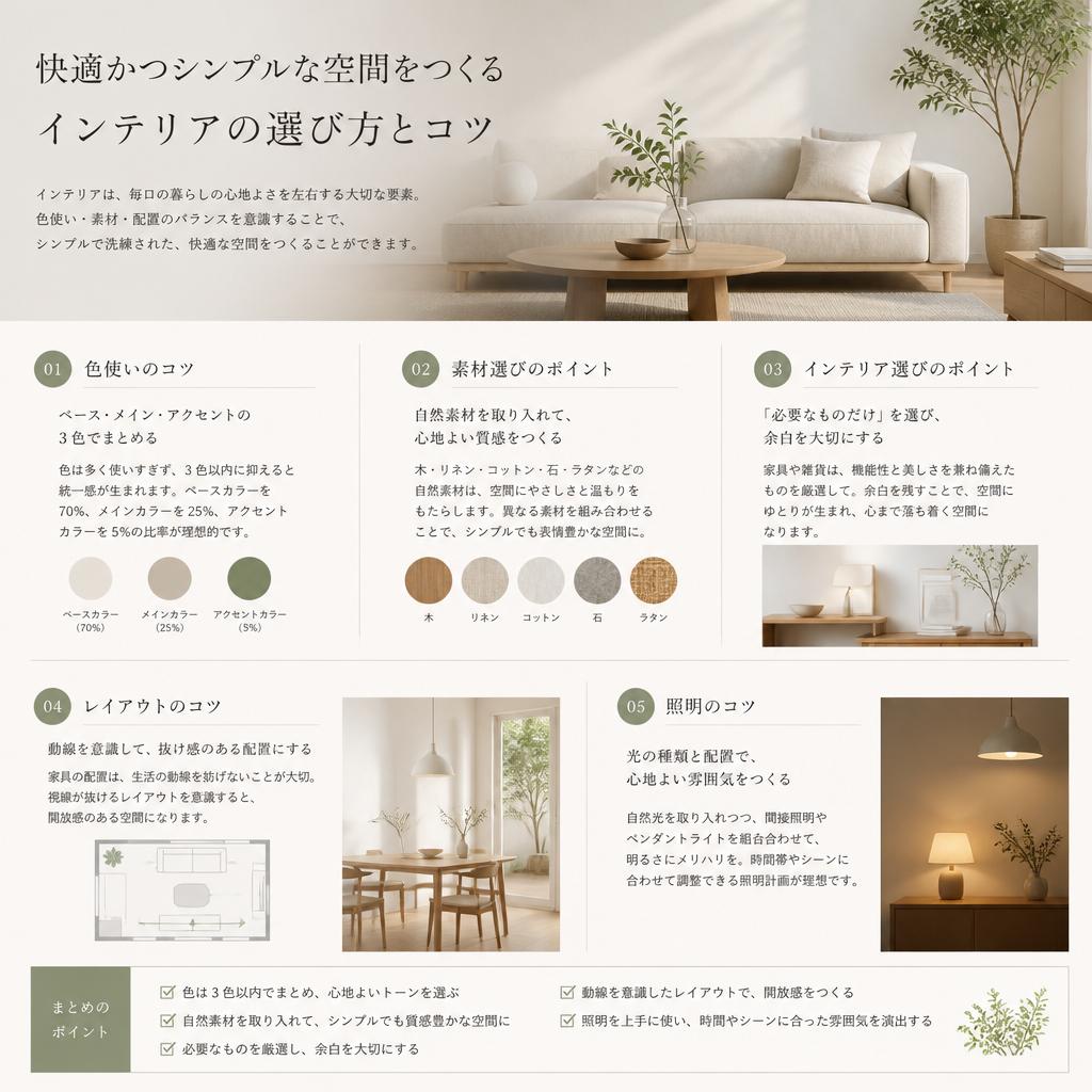 こだわりのインテリアデザイン