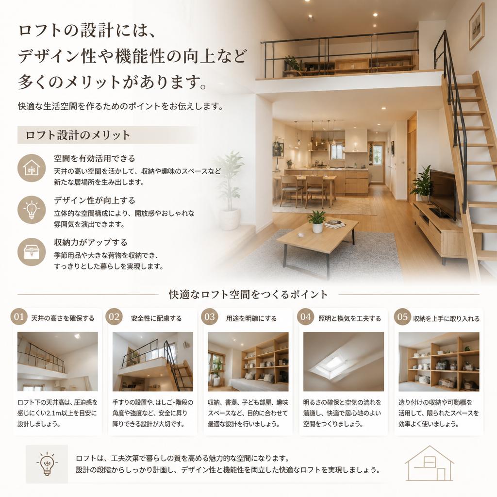 ロフト設計のメリット