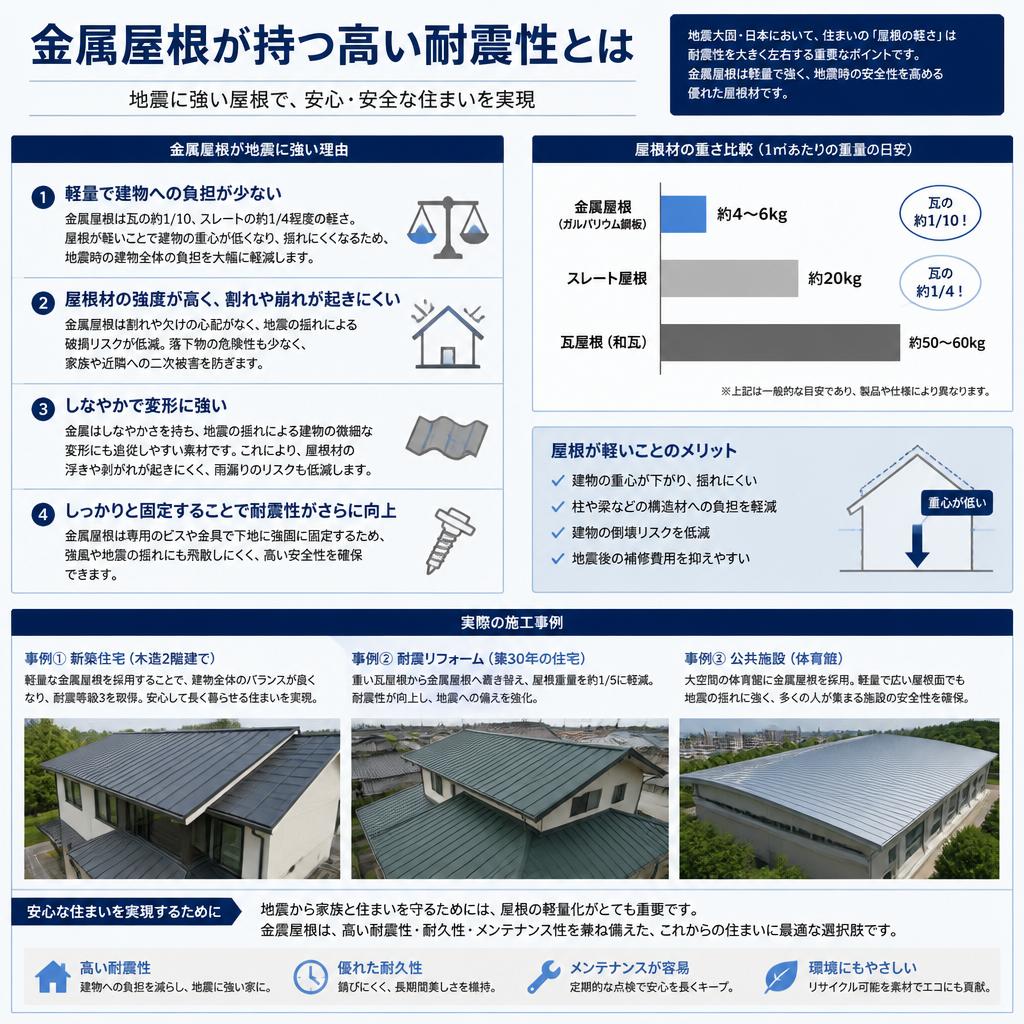 2. 新常識！金属屋根の耐震性