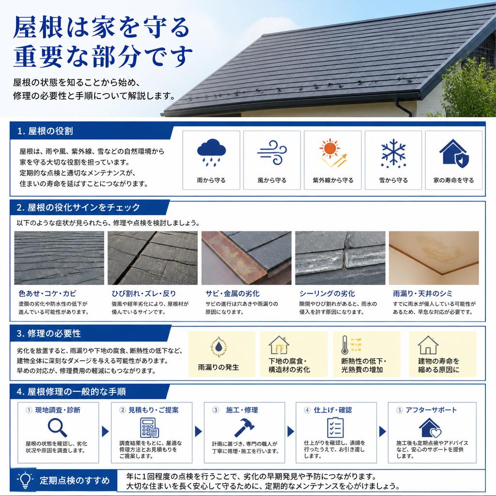 屋根修理の重要性