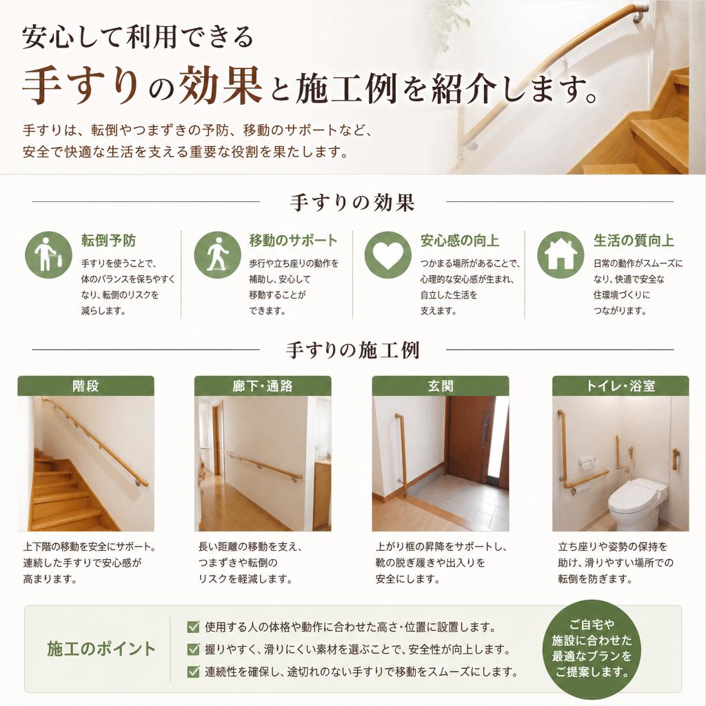 4. 手すり設置のメリット