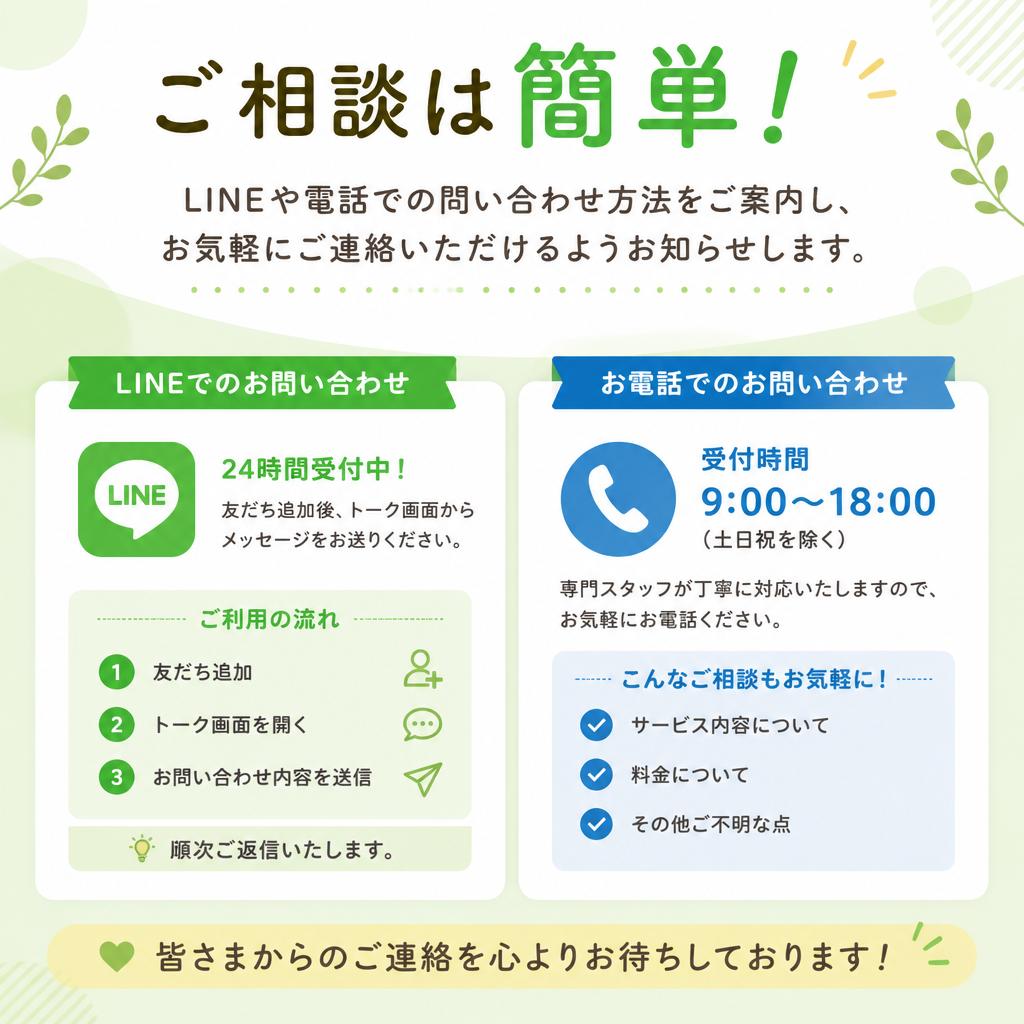 7. お問い合わせ・無料相談のご案内