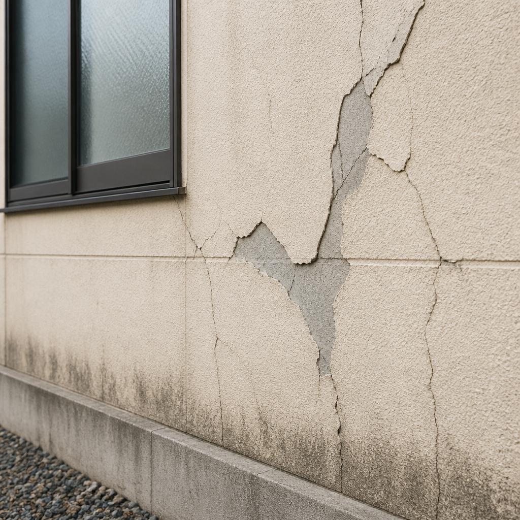外壁の割れ剥がれ、見逃していませんか？
