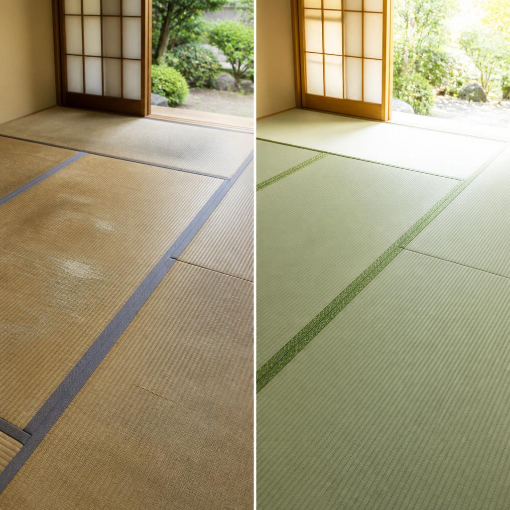 古くなった畳を美しく、佐賀市諸富町での畳取り換えが新たな生活を導く！
