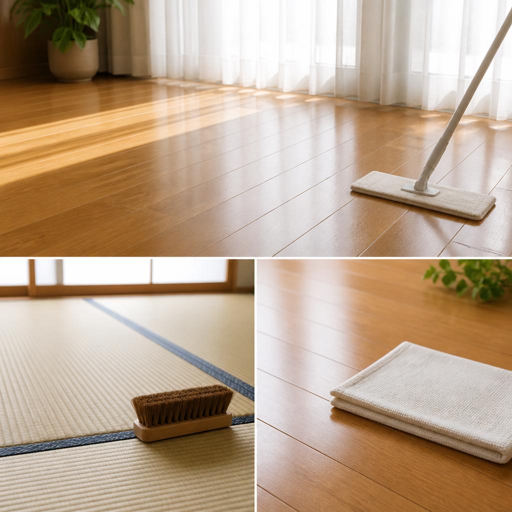 床掃除のコツとメンテナンス